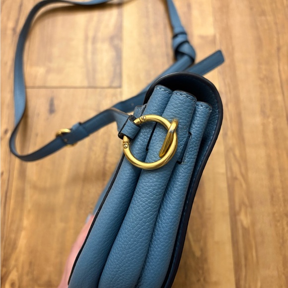 Tory Burch Blue Crossbody Bag - Picture 4 of 9